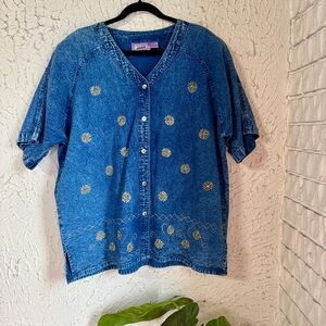 Preview International Blue Denim Top